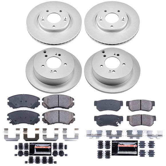 Z23 Daily Driver Premium Carbon-Fiber Ceramic Brake Pad and Fully Coated Rotor K