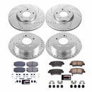 PowerStop Z23 Daily Driver Carbon-Fiber Ceramic Brake Pad and Drilled & Slotted