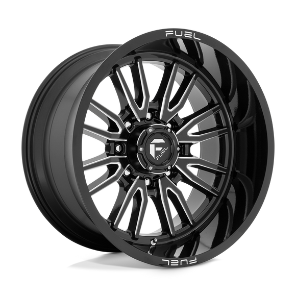 22x12 Fuel Off-Road D761 Clash Gloss Black Milled 8x170 ET-44 CB125.1 Wheel Rim