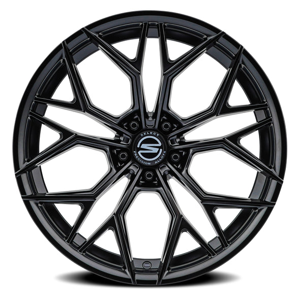 20x9 Select Precision Alloys SYNDICATE Satin Black Wheel 5x112 ET38 CB66.53