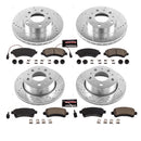 PowerStop Z23 Daily Driver Carbon-Fiber Ceramic Brake Pad and Drilled & Slotted