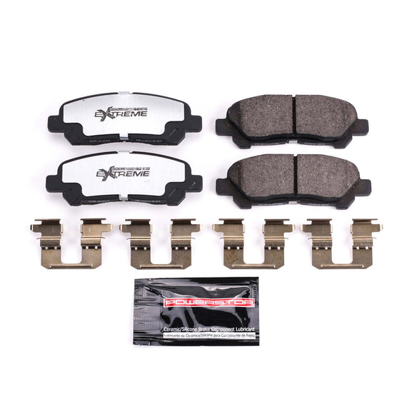 PowerStop Z36 Truck And Tow Carbon-Fiber Ceramic Brake Pads With Hardware