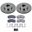 PowerStop OE Stock Replacement Low-Dust Ceramic Brake Pad and Rotor Kit