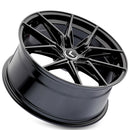 18x8.5 Kraze Evolve Gloss Black 5x114.3 ET35 CB73.1 Wheel Rim