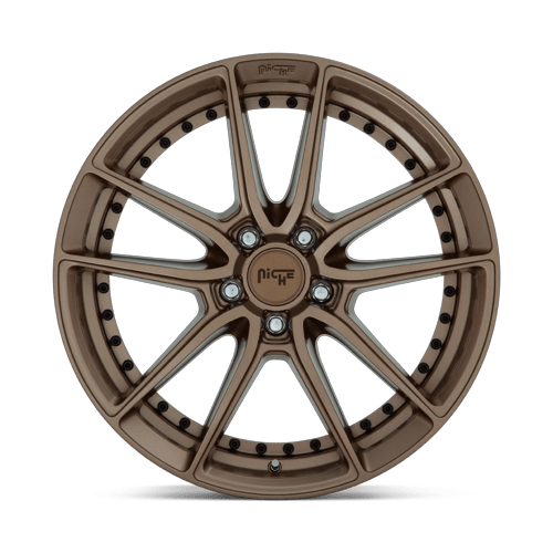 8x18 Niche Wheels M222 DFS Matte Bronze Wheel 5x114.3 ET40 CB72.56