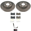 PowerStop OE Stock Replacement Low-Dust Ceramic Brake Pad and Rotor Kit