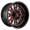 20x9 Fuel Off-Road D612 Stroke Gloss Black Red Tinted Clear 6x135 ET1 Wheel
