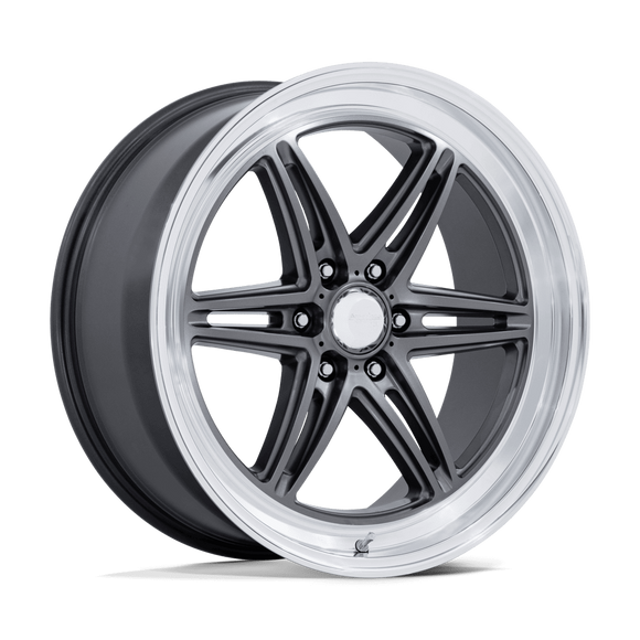 17x10 American Racing AR953 Groove 6 Drag Anthracite 6x139.7 ET35 Wheel