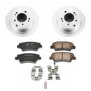 PowerStop Genuine Geomet Coated Rotor and Low-Dust Ceramic Brake Pad Kit