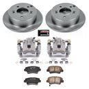 PowerStop OE Stock Replacement Low-Dust Ceramic Brake Pad, Rotor and Caliper Kit