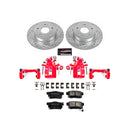 PowerStop Z23 Daily Driver Carbon-Fiber Ceramic Pads Drilled & Slotted Rotor & C