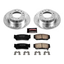 PowerStop Z23 Daily Driver Carbon-Fiber Ceramic Brake Pad and Drilled & Slotted