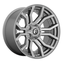 22X10 Fuel D713 RAGE PLATINUM BRSH-GNMTL-TTC 6X135/6X139.7 ET-18 wheel/rim