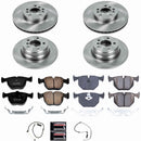 PowerStop OE Stock Replacement Low-Dust Ceramic Brake Pad and Rotor Kit