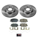 PowerStop OE Stock Replacement Low-Dust Ceramic Brake Pad and Rotor Kit