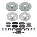 PowerStop Z23 Daily Driver Carbon-Fiber Ceramic Brake Pad and Drilled & Slotted