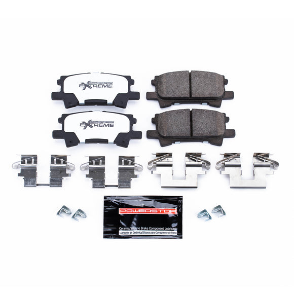 PowerStop Z36 Truck And Tow Carbon-Fiber Ceramic Brake Pads With Hardware