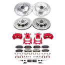 PowerStop Z23 Daily Driver Carbon-Fiber Ceramic Pads Drilled & Slotted Rotor & C