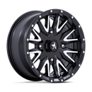 24X7 MSA OFFROAD WHEELS M49 Creed Matte Black 4x137 ET0 Wheel Rim