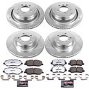 PowerStop Z36 Carbon-Fiber Ceramic Brake Pad with Drilled and Slotted Rotor Kit