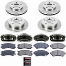 PowerStop OE Stock Replacement Low-Dust Ceramic Brake Pad, Rotor and Caliper Kit