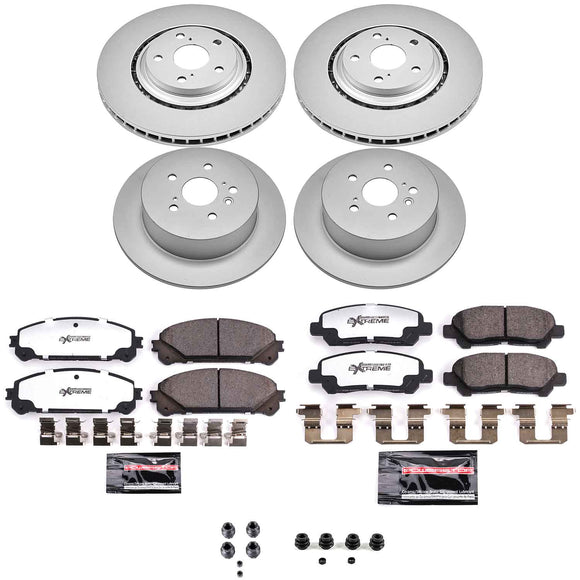 Z36 Truck & Tow Premium Carbon-Fiber Ceramic Brake Pad and Fully Coated Rotor Ki
