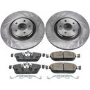 PowerStop OE Stock Replacement Low-Dust Ceramic Brake Pad and Rotor Kit