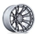 22x12 Fuel Off-Road FC402 Catalyst Platinum With Chrome Lip 8x165.1 ET-44 Wheel