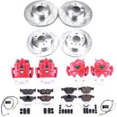PowerStop Z23 Daily Driver Carbon-Fiber Ceramic Pads Drilled & Slotted Rotor & C
