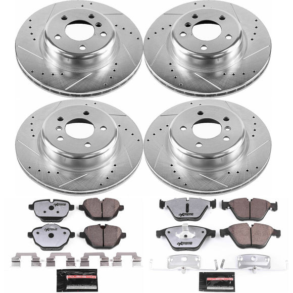 PowerStop Z26 Street Performance Ceramic Brake Pad and Drilled & Slotted Rotor K