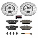 PowerStop OE Stock Replacement Low-Dust Ceramic Brake Pad and Rotor Kit