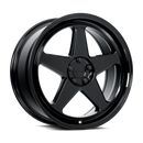 Katana KR03 Glossy Black 5x100 ET40 CB73.1 Wheel Rim