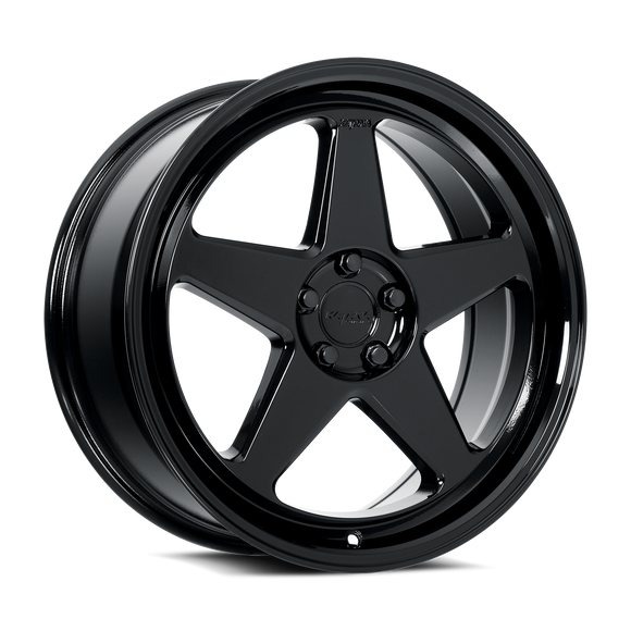 Katana KR03 Glossy Black 5x100 ET40 CB73.1 Wheel Rim