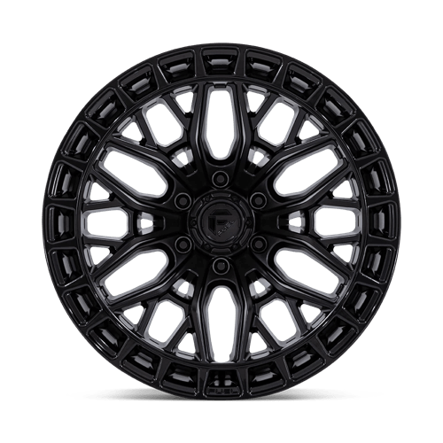 22x9.5 Fuel Off-Road FC869 Sigma Blackout W/ Gloss Black Lip 6x139.7 ET18 Wheel