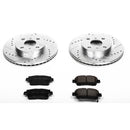 PowerStop Z23 Daily Driver Carbon-Fiber Ceramic Brake Pad and Drilled & Slotted