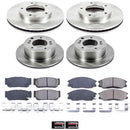PowerStop OE Stock Replacement Low-Dust Ceramic Brake Pad and Rotor Kit
