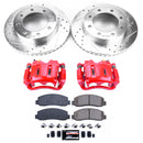 PowerStop Z23 Daily Driver Carbon-Fiber Ceramic Pads Drilled & Slotted Rotor & C