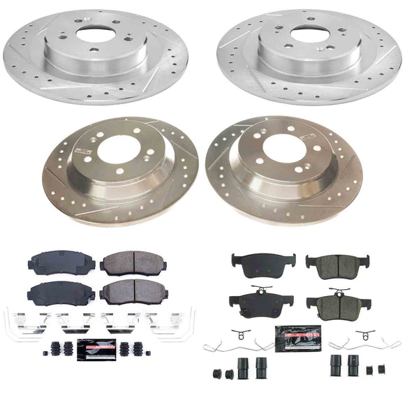 Z23 Daily Driver Carbon-Fiber Ceramic Brake Pad and Drilled & Slotted Rotor Kit