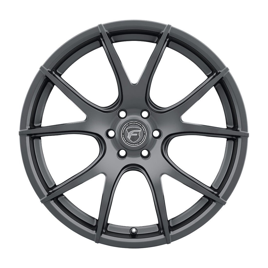 19x11 Forgestar CF5V Satin Black 6x114.3 6x4.5 ET43 Wheel Rim - 0