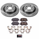 PowerStop OE Stock Replacement Low-Dust Ceramic Brake Pad and Rotor Kit