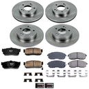 PowerStop OE Stock Replacement Low-Dust Ceramic Brake Pad and Rotor Kit