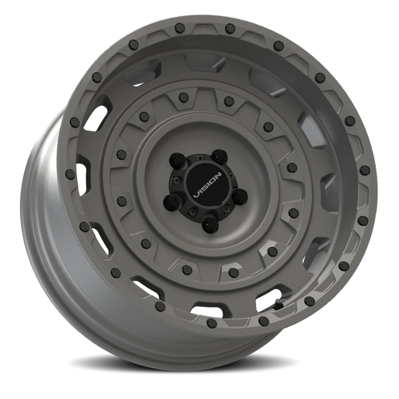 17x10 Vision 403 Tactical Thrashed Gun Metal 5x139.7 5x5.5 ET-32 Wheel Rim