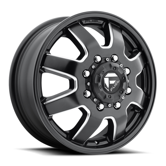 17X6.5 Fuel D538 Maverick Matte Black Milled 8X210 ET116 wheel/rim