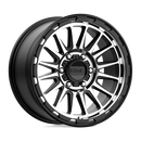 18X9 KMC KM542 Impact Satin Black Machined 6X139.7 ET18 wheel/rim