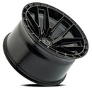 22x12 Arena Wheel Battle Satin Black Wheel 8x170 ET-44 CB125.1