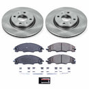 PowerStop OE Stock Replacement Low-Dust Ceramic Brake Pad and Rotor Kit