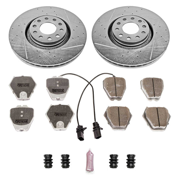 PowerStop Z26 Street Performance Ceramic Brake Pad and Drilled & Slotted Rotor K