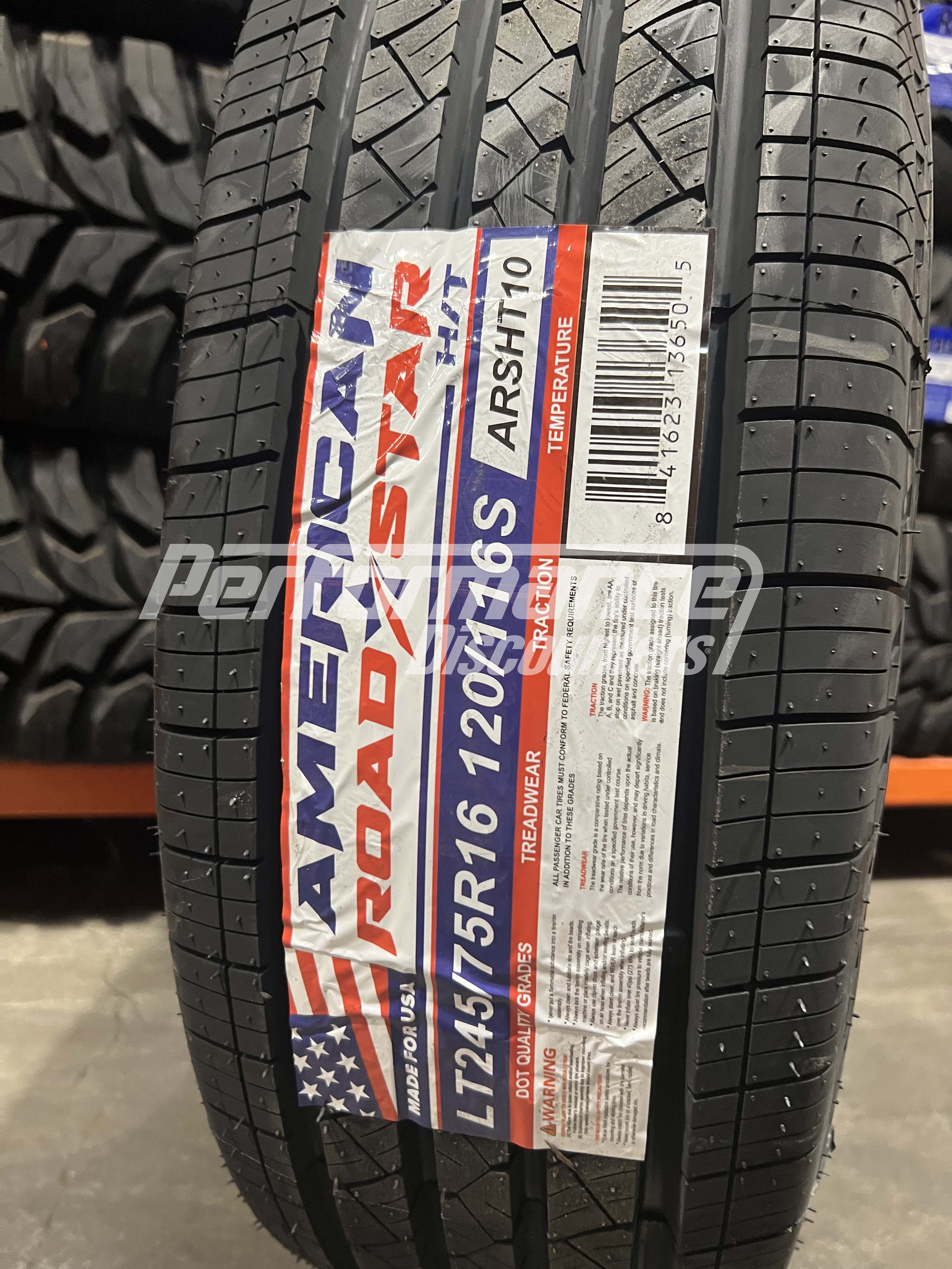 American Roadstar H/T Tire(s) 245/75R16 120S LRE BSW 245 75 16 2457516