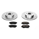 PowerStop Z23 Daily Driver Carbon-Fiber Ceramic Brake Pad and Drilled & Slotted