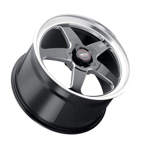 20x9.5 WELD Performance Ventura Black Mill 5x120.65 5x4.75 ET50 Wheel Rim